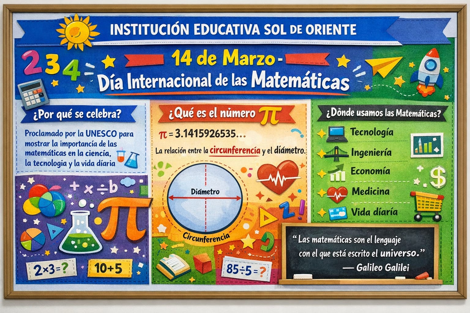 Con creatividad, participación y compromiso, esperamos que esta iniciativa contribuya a fortalecer el interés por esta área y a desarrollar en nuestros estudiantes habilidades fundamentales para su formación académica y personal.